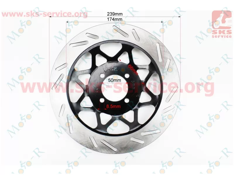 Фото 3 - Диск тормозной LONCIN/Kinlon JL150-70C , тип 1
