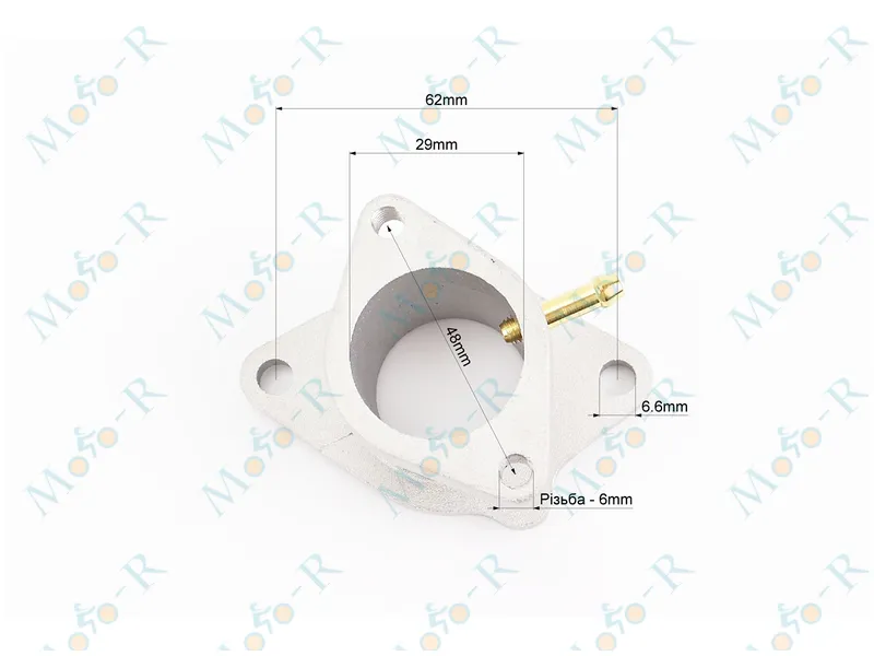 Фото 4 - Kinlon JL150-70C Патрубок карбюратора (метал)