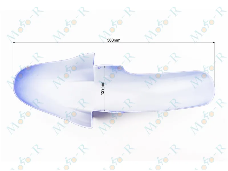 Фото 5 - Крило переднє LONCIN Kinlon JL150-70C пластик, СИНІЙ