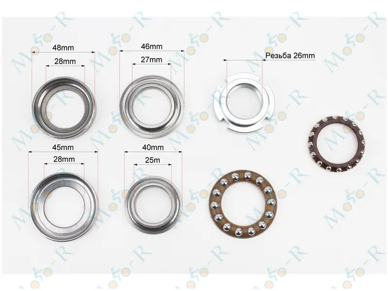 Фото 3 - Подшипники руля LONCIN  Kinlon JL150-70C