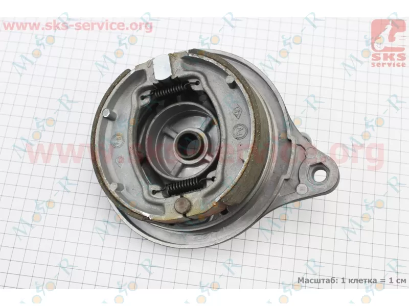 Фото 3 - Loncin- LX200GY-3 Панель тормозная задняя с колодками , ЧЕРНЫЙ