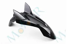 Loncin- LX200GY-3 пластик - Крило переднє, ЧОРНИЙ