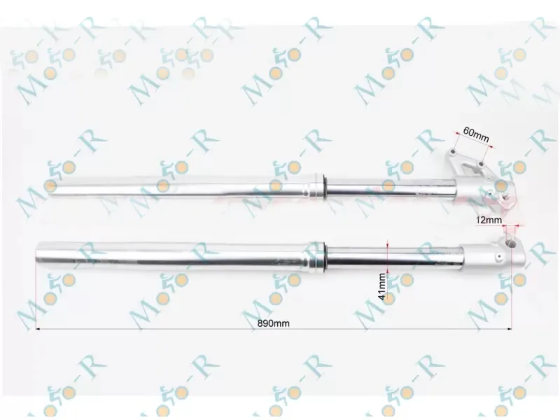 Фото 2 - Loncin- LX250GY-3 Амортизатор передний лев, прав. к-кт (диск.торм.)