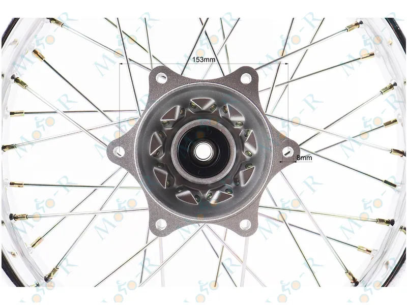 Фото 4 - Loncin- LX250GY-3 Колесо заднее спицованное 2,15-18  ось 15мм
