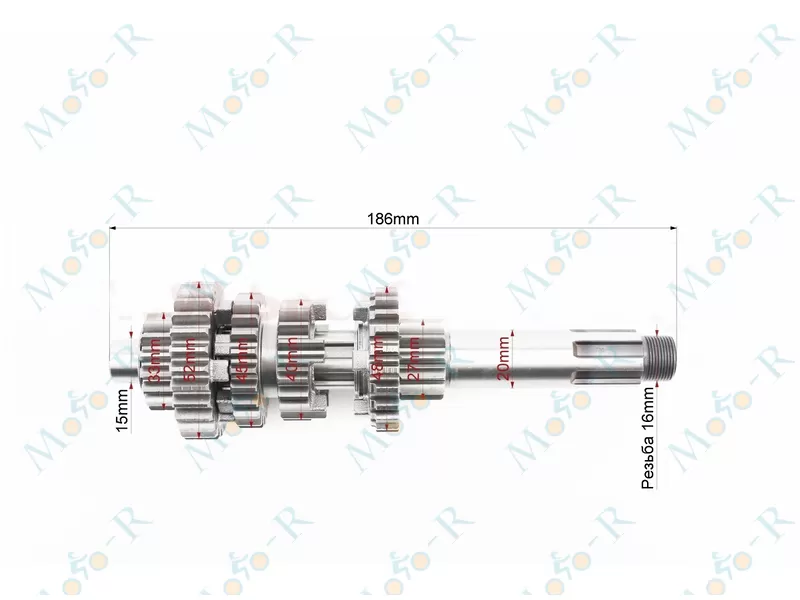 Фото 3 - Loncin- LX250GY-3 Коробка передач (два вала с шестернями) СВВ-250сс