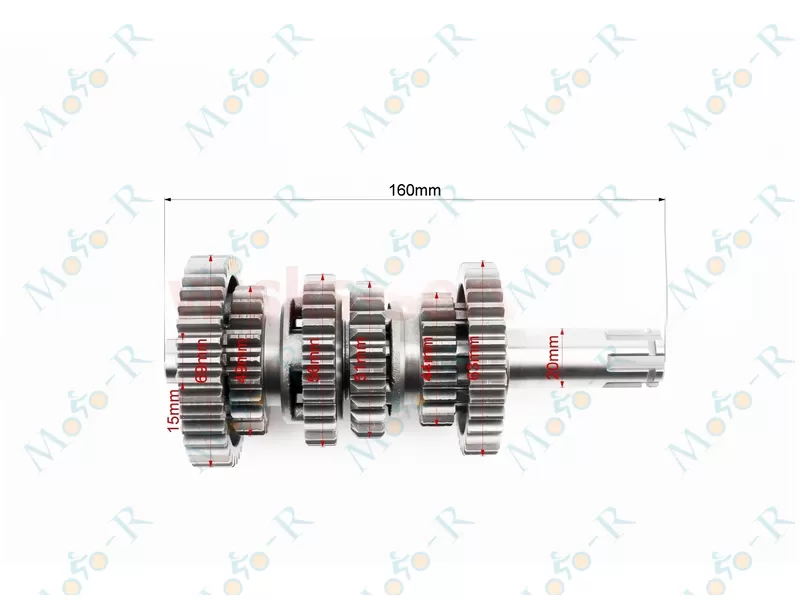 Фото 4 - Loncin- LX250GY-3 Коробка передач (два вала с шестернями) СВВ-250сс